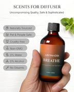 AROMADD Breathe Diffuser Oil 6.76 Fl Oz (200ml), Light Aroma Diffuser & Hotel Fragrance Diffuser Oil, Essential Oil Ideal for Anyone Who Loves a Fresh Scent Without Heavy Fragrance
