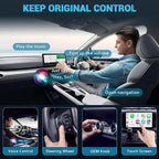 Wireless CarPlay Adapter for iPhone, 2026 Upgraded Mini Design & Plug and Play & 5s Auto Stable Connection Converts Wired Connections to Wireless Compatible for iPhone 6+ (iOS 10+) & 2016+ Car