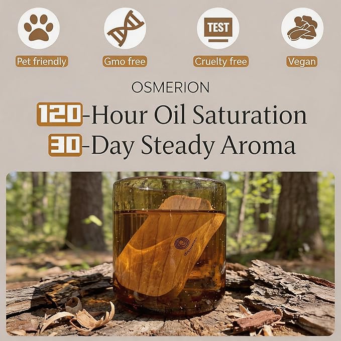 Car Air Freshener - Wood Air Freshener for Visor Clip - Long Lasting Car Odor Eliminator - Vehicle Scent Diffuser - Variety Scent Refill (Amber - Marine - English Pear, CLIP INCLUDED)