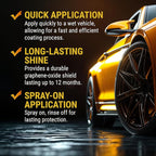 McKee's 37 - Hydro Graphene Ceramic Coating | Easy Spray On Ceramic Coating for Cars | Extreme Shine, Hydrophobic Protection & UV Resistance (22 oz)