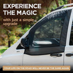 Living in a Bubble Magnetic Bug Screen for Front Doors (Pair), Compatible with RAM Promaster. Vanlife Accessories & Van Life Essentials