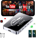 FAIMEE AI Box Wireless CarPlay & Auto Adapter - Plug & Play, Dual-Band WiFi, Bluetooth 5.0, 4K Video Support, Android 12.0 System, Compatible with Factory CarPlay & Android Auto （4GB RAM+32GB ROM）