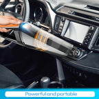 SYAYVO Portable Car Vacuum Cleaner - 8000PA/100W/DC12V Corded Vacuum Cleaner Handheld Vacuum with Attachments, LED Light Cleaning Kit 16.4 Ft Car Detailing Accessories for Women & Men
