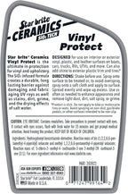 STAR BRITE Ceramics Vinyl Protect - Ultimate Upholstery & Vinyl Protection, SiO2 Infused, UV & Stain Resistant