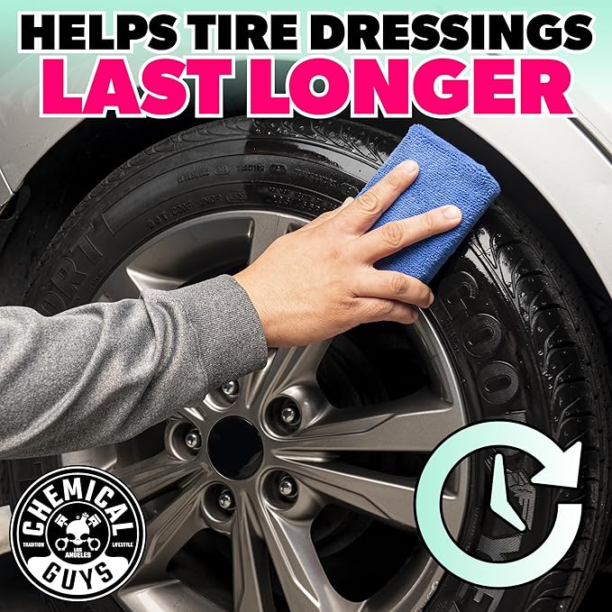 Chemical Guys Total Extract Tire & Rubber Cleaner 2 Pack 16 oz Each Restores Brown Tires, Cleans Rubber & Trim, Preps for Tire Shine & Ceramic Coating