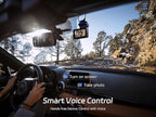 Pelsee 4K Dash Cam Front and Rear, 64GB SD Card, Dual Dash Camera for Cars with Wi-Fi, GPS, ADAS, BSD, LCA, 3’’ IPS Display Car Camera, APP & Voice Control, Night Vision, 24H Parking Mode