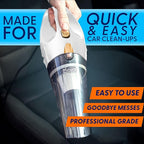 ThisWorx Car Vacuum Cleaner - Portable Handheld Mini Vacuum Cleaner W/ 16ft Cord, Bag, & Attachments - Small Vacuum for Car, RV, Boats, Travel