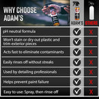Adam's Iron Remover (16oz, 2 Pack) - Fallout & Iron Remover Spray for Car Detailing Removes Iron Particles in Auto Paint, Wheels, Motorcycle, RV & Boat - Use Before Clay Bar, Wax or Car Wash