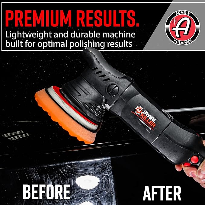 Adam's Polishes Swirl Killer 21mm Polisher - Orbital Polishing Paint Correcting Buffer Tool - Car Scratch Remover, Correcting Polish - Use Post Car Wash Clay Bar & Pre Wax or Ceramic Coating