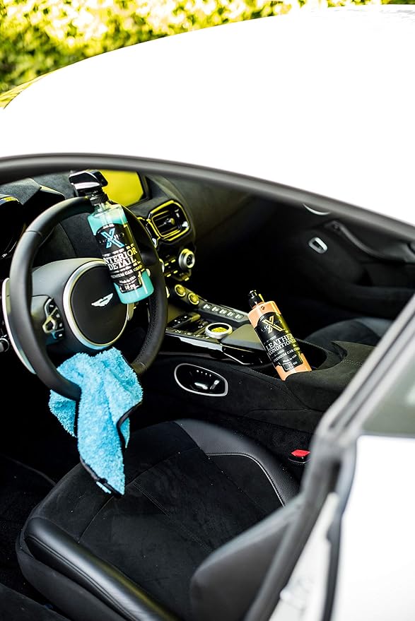 Liquid X Classic Interior Detail Combo - 16oz Interior Detail & Blue Xtreme Waffle Weave Microfiber Towels