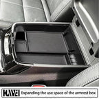 HGWEI Center Console Organizer Compatible with Kia Telluride 2020 2021 2022 2023 2024 2025 2026 Interior Accessories Insert Tray Coin Holder Armrest Secondary Storage Box, Black