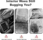 2026 Upgrade Interior Detailer Spray - All Purpose Car Interior Cleaner for Leather, Dash & Plastic, Polishing Cleaner Car Interior Spray with Protective Shield & Fresh Scent (3 Pack)