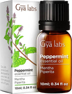 100% Pure Peppermint Essential Oil - 0.34 Fl Oz - Peppermint Oil for Hair, Skin, Diffuser, Aromatherapy & DIY Candle Making Scent