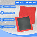 2 Pack Clay Towel Auto Detailing 12 x 12 Inch Fine Grade Clay Bar Towel for Car Detailing Microfiber Car Cloth Cleaner for Cleaning & Release of Paint Contaminants, Red