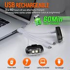 Wireless LED Strobe Lights Remote Control, 8 Colors USB Charing Waterproof Anti-Collision Flashing Emergency Warning Lights for Car Motorcycle Drone Aircraft Bike 12PCS
