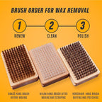 RaceWax Pro Ski Wax Hand Brush Kit