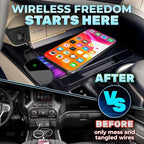 Wired to Wireless CarPlay Adapter for Android & iOS - Updated 2026, Easy Plug & Play Setup | Stable Connection for Seamless Drive | Bluetooth CarPlay Adapter for iPhone with WiFi | iOS 10+/Android11+