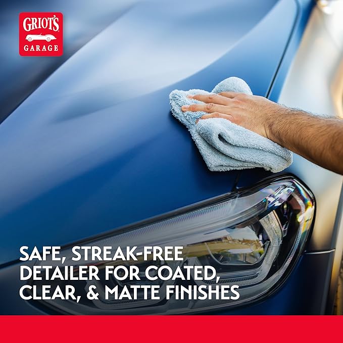 Griot's Garage Silicone-Free Detailer, Car Exterior Cleaner, Lubricated, Body-Shop Safe Auto Detail Spray for All Paint Finishes, One Gallon, 10929