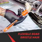 Maxshine Small #10 Universal Detailing Brush – Classic Boar’s Hair Bristles, Soft & Durable – Professional Brush for Interior, Exterior, Leather, Engine Bay & Wheels