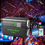VASTFIRE Starlight Headliner Kit – 1300pcs Twinkle Meteor Fiber Optic Star Lights for Car, Bluetooth APP & Remote Control, RGBW Color Changing, DIY Interior Roof Ceiling Light, Sound Sync LED Kit