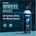 Bling Sauce Platinum Wheel Sauce, All Surface Citrus Gel Wheel Cleaner for Cars, Trucks, SUVs, 24oz.