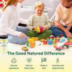 Good Natured Brand | Carpet Freshener & Deodorizer Powder | 16 oz Pet Odor Eliminator for Strong Odor & Pet Urine | Fresh Natural Lemon Scent | Safe for Homes with Pets