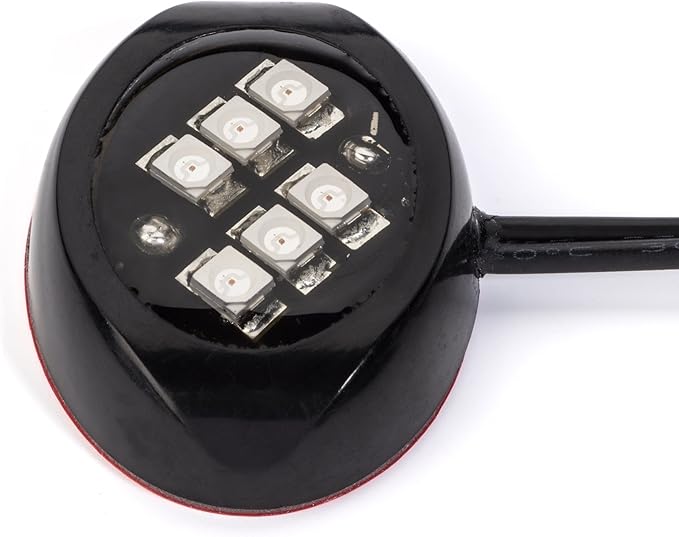 Oznium LED Modules (Round Black, Cool White LED)