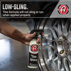 Adam's Polishes Tire Shine Gallon - Spray Tire Dressing W/ SiO2 for Non Greasy Car Detailing |Use W/Tire Applicator After Tire Cleaner & Wheel Cleaner,Gives A Ceramic Coating Wax