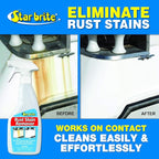 STAR BRITE Rust & Corrosion Stain Remover - Fast-Acting Spray for Fiberglass, Vinyl, Fabric, Metal & Painted Surfaces - Also Removes Sprinkler Stains 22 OZ (089222P)