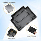 Center Console Organizer for 2021-2026 Chvey Tahoe(LS/LT/Z71) & 2021-2026 Suburban(LS/LT/Z71) &2021-2026 GMC Yukon/Yukon XL(Elevation/AT4) Armrest Storage Accessories-Not Fit For Power-Sliding Console