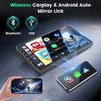 Hikity 6+128GB 8 Core for 2006-2012 Hyundai Santa Fe Upgrate Android Radio with Wireless Carplay, 9'' Touch Screen Stereo Dash Kit, Android Auto/32EQ DSP/Bluetooth 5.0/GPS/WiFi/SWC, Backup Camera
