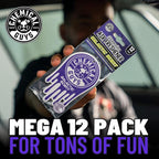 Chemical Guys Hanging Air Freshener, Galactic Scent 12 Pack, Great for Cars, Trucks, SUVs, RVs, Home, Garage, Workspace, Dorm Room & More (4 x 3 Packs) - AIR42304