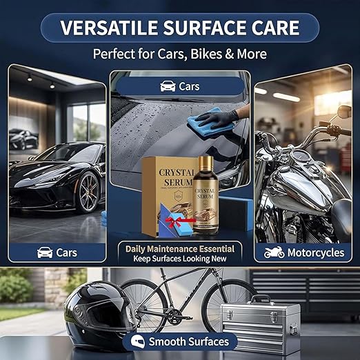 Crystal Serum – Advanced Graphene Ceramic Coating for Cars, Graphene Ceramic Coating for Cars – 9h Hardness, Crystal Serum for Cars