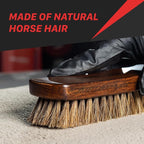 Maxshine Small Universal Horse Hair Brush – 100% Natural Bristles for Leather, Upholstery & Alcantara – Ideal for Car Seats, Carpets, Sofas & More – Premium Detailing Brush