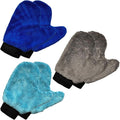6 Pcs Microfiber Car Wash Glove, Coral Fleece Cleaning Mitt for Auto Detailing, Scratch-Free Plant Dusting Gloves, Home Kitchen Bathroom Multipurpose Cleaning, Soft Lint-Free Wash Tool