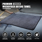 1300GSM Microfiber Car Cleaning Kit 4 Pack, 2 Chenille Wash Mitts & 2 Drying Towels (90cm×60cm & 60cm×40cm), Scratch-Free Lint-Free for Car RV Truck