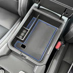 Center Console Organizer Tray Compatible with Nissan Sentra 2020 2021 2022 2023 2024 2025 Accessories, Middle Console Organizer for 2020-2025 Sentra Armrest Storage Box Coin Holder, blue trim