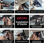 Front 4K Dash Cam for Toyota Highlander 2020-2026 L LE Limited XLE XSE Platinum UX70 (Gen4),OEM Factory Look,WiFi & APP,G-Sensor, Loop Recording,Plug & Play,64GB Card