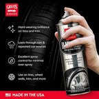 Griot's Garage Black Shine Tire and Trim Coating, Water-Resistant Dressing, Provides a High-Gloss Finish, Rain, and UV Protection, 10938, 15oz