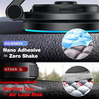 GolbinBox Car Phone Holder for MagSafe [360°Rotation] Metal Design iPhone Car Mount,Folding Car Mount [Detachable Base] Strong Magnetic Phone Holder for Car Dash,for iPhone 17 16 15 14 Pro Max, Black