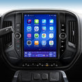 12.1" Radio Upgrade for Chevy Silverado GMC Sierra 2014-2018 8Core Sierra Stereo Android 13 T-Style Vertical Screen Headunit Wireless CarPlay Android Auto GPS 48EQ Backup Camera Mic,4+64G