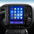 12.1" Radio Upgrade for Chevy Silverado GMC Sierra 2014-2018 8Core Sierra Stereo Android 13 T-Style Vertical Screen Headunit Wireless CarPlay Android Auto GPS 48EQ Backup Camera Mic,4+64G