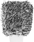 HARFINGTON Chenille Microfiber Car Wash Mitts 9.1" x 6.7" Scratch Free Wash Gloves Absorbent Double Sided Plush Cleaning Drying Mitts for Car Washing Home, Gray