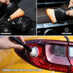 6PCS Car Detailing Brush Set, Ultra Soft Boars Hair Detail Brushes, Automotive Cleaning Brush Kit for Wheels, Air Vent, Leather Seats, Vehicles Auto Exterior Interior Detailing Brushes Tool