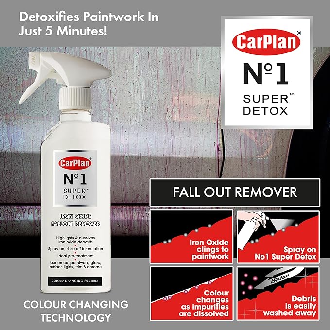 CarPlan No.1 Super Detox Iron Oxide Remover, 21 Fl Oz