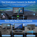CARPURIDE 9 Inch Car Play Screen for Car, Compatible with Wireless/Wired Apple CarPlay, Android Auto and Mirror Link - Bluetooth Audio, Navigation,Siri, FM, AUX