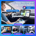 Wireless CarPlay Adapter for iPhone, Convert Wired to Wireless Apple CarPlay Adapter, Plug & Play, No Delay & Stable Control, Mini Size, USB & USB-C/Type-C for Cars 2016+ iOS10+ (Silver)