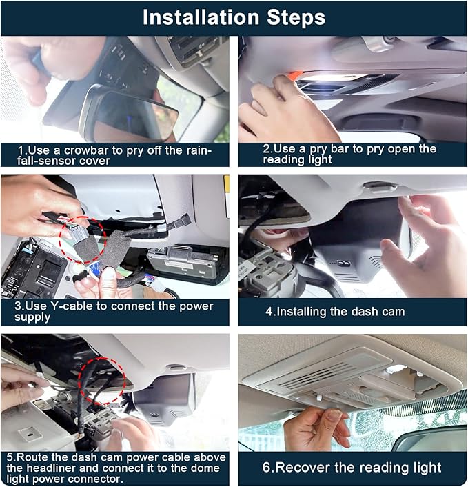 Mangoal 4K Dash Cam for Honda Pilot 2016-2022 Gen 3 YF5/6, Passport 2019-2025 Gen3 YF7/8, Ridgeline 2017-2026 Gen2 YK2/3(Model A), Integrated OEM Look, UHD 2160P Video, WiFi & App, GPS, 64GB Card