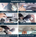 Mangoal 4K Dash Cam for Honda Pilot 2016-2022 Gen 3 YF5/6, Passport 2019-2025 Gen3 YF7/8, Ridgeline 2017-2026 Gen2 YK2/3(Model A), Integrated OEM Look, UHD 2160P Video, WiFi & App, GPS, 64GB Card