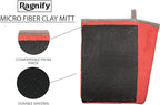 Pack of 2 Clay Mitt Auto Detailing Medium Grade Clay Bar Alternative Mitt for Flawless Removal of Surface Bonded Micro Contaminant (Red)